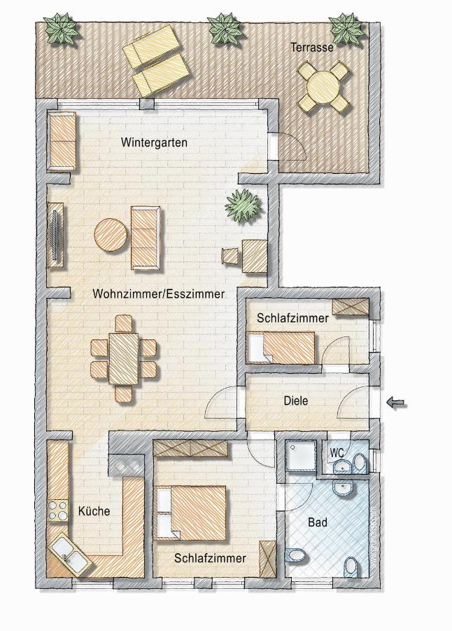 Junipro Apartments Haustadt Beckingen エクステリア 写真